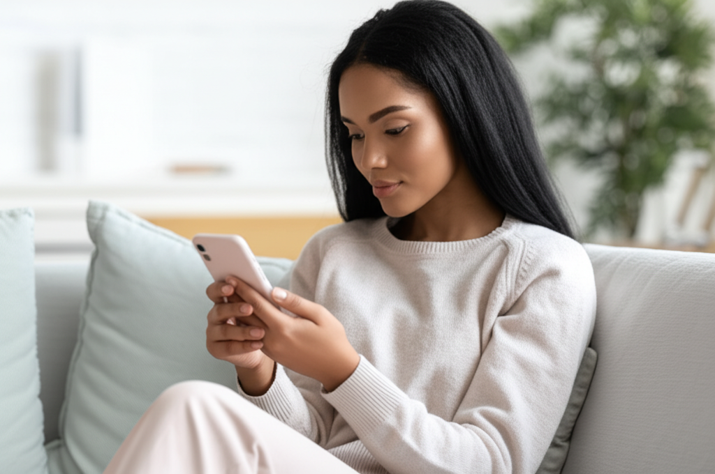 Žena kontrolujúca plodnosť